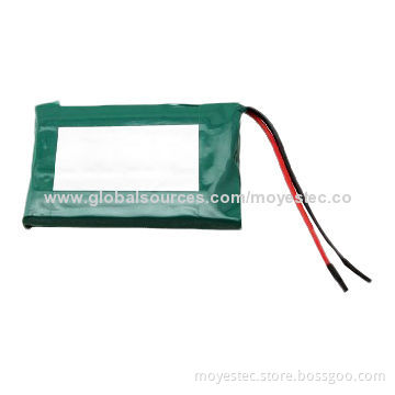 3.7V/1,250mAh Lithium Polymer Battery for Radio-controlled Helicopter, Measures 8 x 34 x 50mm